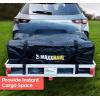 image:imageMaxxHaul 70108 Aluminum Cargo Carrier With High Side Rails Trailer Hitch Mount For RVs Trucks SUVs Vans Cars With 2 Hitch Receiver  500lb Load Capacity Grey 49 x 2254725 x 2025 x 6