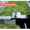 image:imageMaxxHaul 70108 Aluminum Cargo Carrier With High Side Rails Trailer Hitch Mount For RVs Trucks SUVs Vans Cars With 2 Hitch Receiver  500lb Load Capacity Grey 49 x 2254725 x 2025 x 6