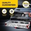 image:imageMaxxHaul 70108 Aluminum Cargo Carrier With High Side Rails Trailer Hitch Mount For RVs Trucks SUVs Vans Cars With 2 Hitch Receiver  500lb Load Capacity Grey 49 x 22549 x 225