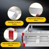 image:imageMaxxHaul 70108 Aluminum Cargo Carrier With High Side Rails Trailer Hitch Mount For RVs Trucks SUVs Vans Cars With 2 Hitch Receiver  500lb Load Capacity Grey 49 x 22549 x 225