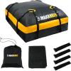 image:imageMaxxHaul 70209 Soft Shell Cargo Carrier Bag for Hitch Mount Cargo Rack  Heavy Duty and Water Resistant 47 inch 20 inch x 20 inch Black with Tie Down StrapsRooftop Cargo Bag