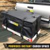 image:imageMaxxHaul 70209 Soft Shell Cargo Carrier Bag for Hitch Mount Cargo Rack  Heavy Duty and Water Resistant 47 inch 20 inch x 20 inch Black with Tie Down StrapsCargo Carrier Bag