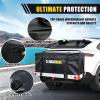 image:imageMaxxHaul 70209 Soft Shell Cargo Carrier Bag for Hitch Mount Cargo Rack  Heavy Duty and Water Resistant 47 inch 20 inch x 20 inch Black with Tie Down StrapsCargo Carrier Bag