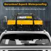 image:imageMaxxHaul 70209 Soft Shell Cargo Carrier Bag for Hitch Mount Cargo Rack  Heavy Duty and Water Resistant 47 inch 20 inch x 20 inch Black with Tie Down StrapsRooftop Cargo Bag