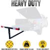 image:imageMaxxHaul 70231 Hitch Mount Pick Up Truck Bed Extender For Ladder Rack Canoe Kayak Long Pipes and Lumber  Black  37 x 19 x 3 inches532 x 172 x 25 inches