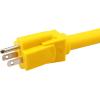 image:imageMaxxHaul Dogbone RV Electrical Adapter 15 Amp Male to 50 Amp Female Power Cord with Handle Heavy Duty 12 Inch STW Adapter for Campers and RVs 8070815Amp to 50Amp