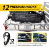 image:imageMaxxHaul HeavyDuty Cargo Net  3 x 5 Stretches to 6 x 10  Wide 6 Mesh with 12 PP Hooks  Truck Bed Trailer amp Roof Rack Cargo Accessory