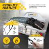 image:imageMaxxHaul HeavyDuty Cargo Net  44 x 16 Stretches to 88 x 32  Tight 4 Mesh with 8 PP Hooks  Truck amp SUV Bed Net Trailer amp Roof Rack Cargo Accessory