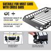 image:imageMaxxHaul Steel Roof Rack Cargo Basket 46 x 36 x 45 Roof Top Carrier Universal Fit for Cars SUVs Vans and RVs 150 lb Capacity WeatherResistant EasyInstall Cargo Storage 7011546 x 36 x 412 Roof Rack