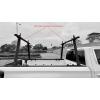 image:imageMaxxHaul Universal Aluminum Truck Ladder Lumber Pipe Contractor Rack  500 lb Capacity 17 Mid Height with Mounting Clamps NoDrill Installation for Pickup Trucks  Crossbar Sold SeparatelyFixed Height of 28