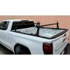 image:imageMaxxHaul Universal Aluminum Truck Ladder Lumber Pipe Contractor Rack  500 lb Capacity 17 Mid Height with Mounting Clamps NoDrill Installation for Pickup Trucks  Crossbar Sold SeparatelyMid Height of 17