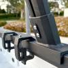 image:imageMaxxHaul Universal Aluminum Truck Ladder Lumber Pipe Contractor Rack  500 lb Capacity 28 Fixed Height with Mounting Clamps NoDrill Installation for Pickup Trucks  CrossBars Sold SeparatelyMid Height of 17