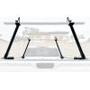 image:imageMaxxHaul Universal Aluminum Truck Ladder Lumber Pipe Contractor Rack  500 lb Capacity 28 Fixed Height with Mounting Clamps NoDrill Installation for Pickup Trucks  CrossBars Sold SeparatelyFixed Height of 28