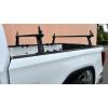 image:imageMaxxHaul Universal Aluminum Truck Ladder Lumber Pipe Contractor Rack  500 lb Capacity 28 Fixed Height with Mounting Clamps NoDrill Installation for Pickup Trucks  CrossBars Sold SeparatelyMid Height of 17