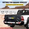 image:imageMaxxHaul Waterproof Car Roof Bag 15 Cubic Feet  Universal Rooftop Cargo Carrier for All CarsSUVs Includes AntiSlip Mat 8 Straps 6 Door Hooks amp Luggage Lock  Lightweight amp Heavy DutyCargo Carrier Bag