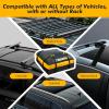 image:imageMaxxHaul Waterproof Car Roof Bag 15 Cubic Feet  Universal Rooftop Cargo Carrier for All CarsSUVs Includes AntiSlip Mat 8 Straps 6 Door Hooks amp Luggage Lock  Lightweight amp Heavy DutyRooftop Cargo Bag