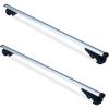 image:imageMAXXHAUL 52 Aluminum Roof Rack Cross Bars 150 lb Capacity  Locking AntiTheft System  Fits Raised Side Rails Only 3555mm Diameter 13cm Gap  Easy ClampOn Installation  Model 50220