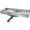image:imageMaxxHaul 50149 500lb Capacity 50 inch x 22 inch Hitch Mount Premium Folding Aluminum Cargo Carrier Rack Basket with High Side Rails and Reflector Lens for Added Safety50149 Folding ALuminum Cargo Carrier