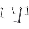 image:imageMaxxHaul Universal Aluminum Truck Ladder Lumber Pipe Contractor Rack  500 lb Capacity 28 Fixed Height with Mounting Clamps NoDrill Installation for Pickup Trucks  CrossBars Sold SeparatelyFixed Height of 28