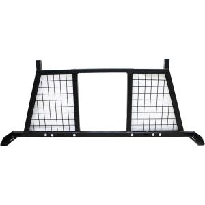 image:imageMaxxHaul 50257 Adjustable Truck Headache Rack  Fits 62 to 765 Beds  NoDrill BoltOn Mount Grid Screen for Visibility Fits Most Pickup Beds