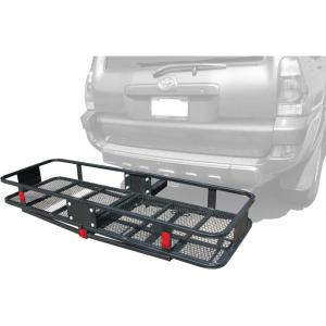 image:imageMaxxHaul 70103 500 lb Capacity Steel Hitch Mount Folding Cargo Carrier Mesh Basket Fits 2 inch Hitch Receiver 60 x 21 x 65 in For Car SUV Pickup Truck Van Camping Traveling