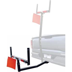 image:imageMaxxHaul 70231 Hitch Mount Pick Up Truck Bed Extender For Ladder Rack Canoe Kayak Long Pipes and Lumber  Black  37 x 19 x 3 inches37 x 19 x 3 inches