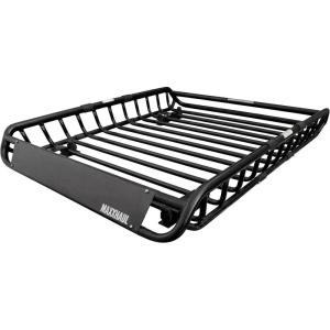 image:imageMaxxHaul Steel Roof Rack Cargo Basket 46 x 36 x 45 Roof Top Carrier Universal Fit for Cars SUVs Vans and RVs 150 lb Capacity WeatherResistant EasyInstall Cargo Storage 7011546 x 36 x 412 Roof Rack