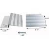 image:imageMaxxHaul Aluminum Ramp Top Kit 2 Pack Turns 2x8 Boards into Utility Loading Ramps 1400 lb Capacity with NonSkid Surface and Tailgate Protective Pads 80439Pack of 1