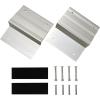 image:imageMaxxHaul Aluminum Ramp Top Kit 2 Pack Turns 2x8 Boards into Utility Loading Ramps 1400 lb Capacity with NonSkid Surface and Tailgate Protective Pads 80439Pack of 1