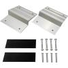 image:imageMaxxHaul Aluminum Ramp Top Kit 2 Pack Turns 2x8 Boards into Utility Loading Ramps 1400 lb Capacity with NonSkid Surface and Tailgate Protective Pads 80439Pack of 12