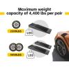 image:imageMAXXHAUL 50699 Low Profile Car Ramps for Vehicle Maintenance amp Display Short Incline for Floor Jack Support 2Pack 4400 lb Capacity 2200 lbs per RampExtended Length