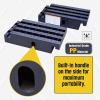 image:imageMAXXHAUL 50710 Middle Section Extension for 50709 Detachable Removable Poly Black Car Ramp Set Pair