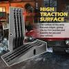 image:imageMaxxHaul 50515 625 Lift Car Ramps 2Pack  13000lb GVW Deep Grooved Surface for Stable Tire Placement HeavyDuty Black