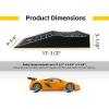 image:imageMaxxHaul 50516 4400 lb Capacity Low Profile Car Ramps 2Count Black Pack of 1Compact Length