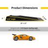 image:imageMaxxHaul 50516 4400 lb Capacity Low Profile Car Ramps 2Count Black Pack of 1Extended Length