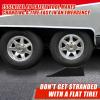image:imageMaxxHaul 50979 Tandem Trailer Ramp 1Pc  55 Lift Height 20000 lbs Capacity NonSlip Durable PP Construction  Ideal for RVs Campers Trailers and Tire Maintenance
