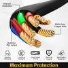 image:imageMaxxHaul 51101 8ft 7Way Trailer Wiring Kit  HeavyDuty 100 Pure Copper Wire Weatherproof Junction Box for Easy Connection of Turn Signals Brake Lights Reverse Lights amp More