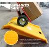 image:imageMaxxHaul Portable Curb Ramp 1000 lbs Capacity Heavy Duty Polypropylene Loading Ramp for Furniture Dolly Hand Truck and Moving Cart NonSlip Threshold Ramp for Driveway and Steps 50962