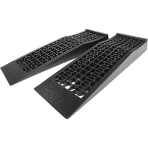 image:imageMaxxHaul 50516 4400 lb Capacity Low Profile Car Ramps 2Count Black Pack of 1Extended Length