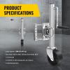 image:imageMaxxHaul 10 Lift Swing Back Trailer Jack  1000 lb Capacity Heavy Duty BoltOn Trailer Tongue Jack with 6 SmoothRolling Wheel and Side Wind Handle 7014810 Lift Single Wheel 1000 lbs Capacity