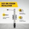 image:imageMaxxHaul 10 Lift Swing Back Trailer Jack  1000 lb Capacity Heavy Duty BoltOn Trailer Tongue Jack with 6 SmoothRolling Wheel and Side Wind Handle 7014810 Lift Single Wheel 1000 lbs Capacity