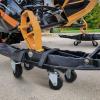 image:imageMaxxHaul 50859 Snowmobile Moving Dolly Set 1500lbs Load Capacity VSlide AntiSlip Rubber Pads Straps Firmly Attaching on Skis