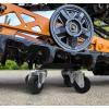 image:imageMaxxHaul 50859 Snowmobile Moving Dolly Set 1500lbs Load Capacity VSlide AntiSlip Rubber Pads Straps Firmly Attaching on Skis