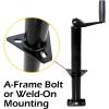 image:imageMaxxHaul 70159 14 Lift AFrame Mount Trailer Jack with Top Wind  2000 lbs CapacityAFrame Mount