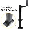 image:imageMaxxHaul 70159 14 Lift AFrame Mount Trailer Jack with Top Wind  2000 lbs CapacityAFrame Mount