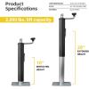 image:imageMaxxHaul 70159 14 Lift AFrame Mount Trailer Jack with Top Wind  2000 lbs CapacityTube Weld Extendable