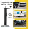 image:imageMaxxHaul 70159 14 Lift AFrame Mount Trailer Jack with Top Wind  2000 lbs CapacityTube Weld Extendable