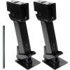 image:imageMaxxHaul 50999 RV Stabilizer Jacks 4 Pack  6000 Lb Capacity Each  Heavy Duty Anti Rust Aluminum  Leveling Range 115 Inch to 175 Inch for Campers Motorhomes Trailer RVBlack