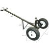 image:imageMaxxHaul 70225 Trailer Dolly with 12 Pneumatic Tires  600 Lb Maximum CapacitySingle Pull Trailer Dolly