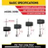 image:imageMaxxHaul Trailer Tongue Coupler Lock  Adjustable Trailer Tongue Pin 14 Diameter Fits 1 to 3 LatchType Coupler for RV Truck Towing